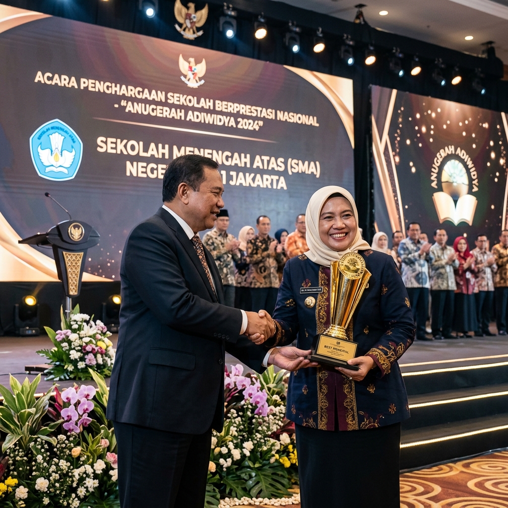 SMAN Sumsel Raih Penghargaan Sekolah Transparan Terbaik 2025